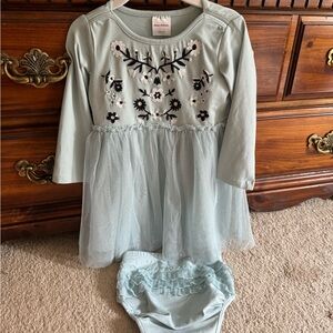 NWOT Hanna Andersson Blue tulle dress